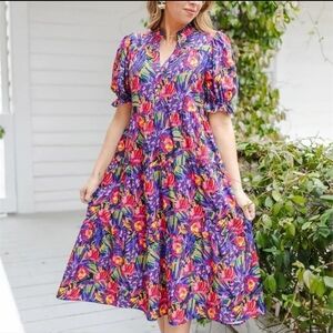 Michelle McDowell Evie Wanderlust Multi Color Dress